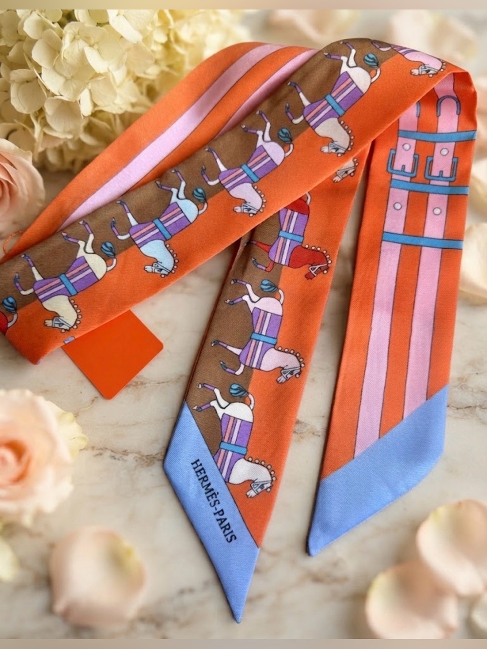 Hermes Twilly Scarf Free Your Mind by Philippe Ding NWT No Box